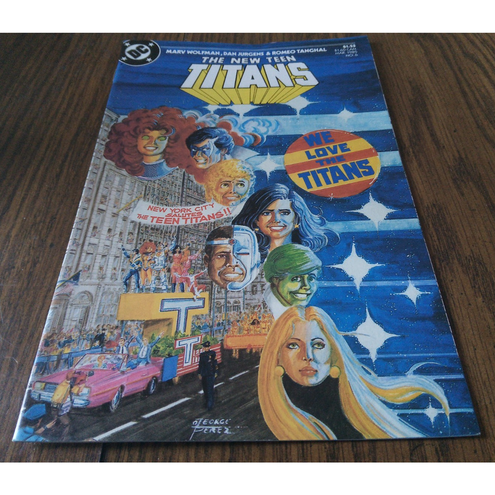 The New Teen Titans #6 (March 1985 DC Comics)